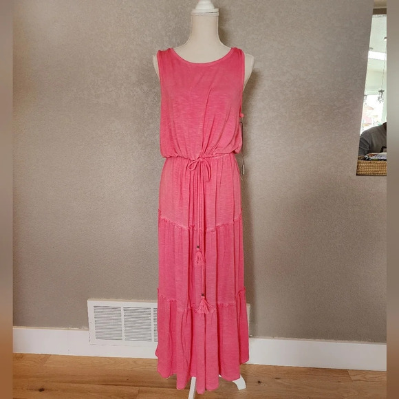 Knox Rose maxi tiered boho dress size XL. NEW - Picture 2 of 8